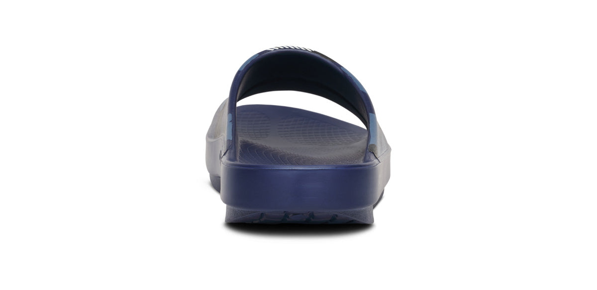 FJ X OOFOS Women's OOahh Sport Slide Sandal - Navy Camo