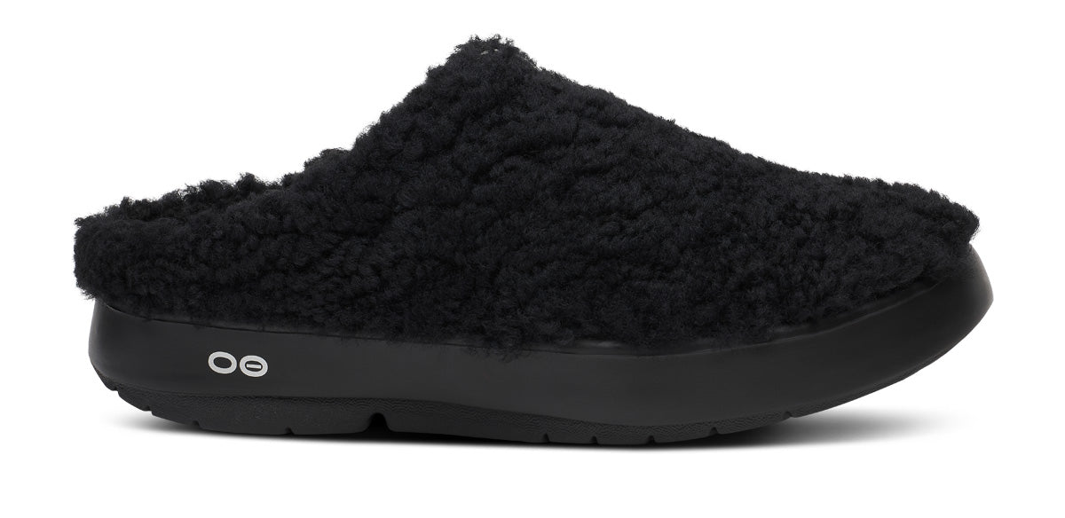 Women's OOcoozie Sherpa Mule - Black